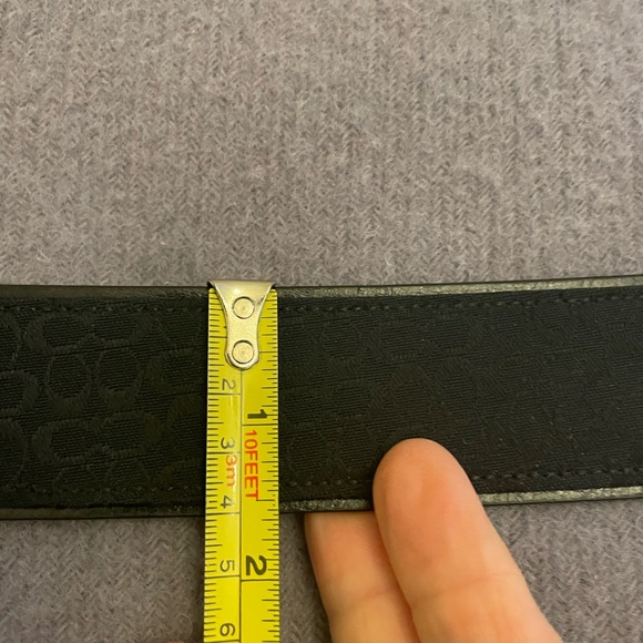 Black coach belt - Picture 7 of 8